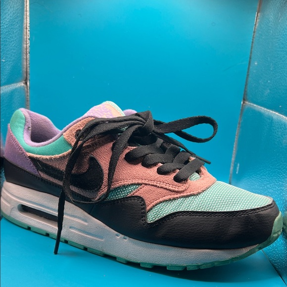 Nike Shoes - Nike Air Max 1 Have a Nike DayPastel Mesh &Suede in Mint, Pink, Lavender & Black
